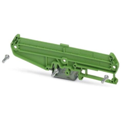 Boîtier électronique – Elément latéral avec pied Phoenix Contact, série UM108-SEFE/R pour Montage sur rail DIN NS 32 ou ( Prix pour 1 )