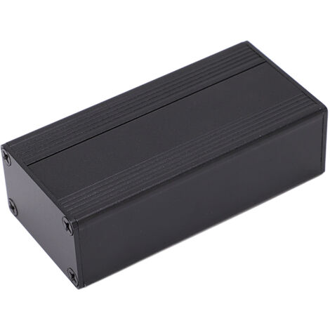 Boîtier en Alliage d'Aluminium Noir Sablé 1.25‑1.5mm pour Carte de Circuit Imprimé