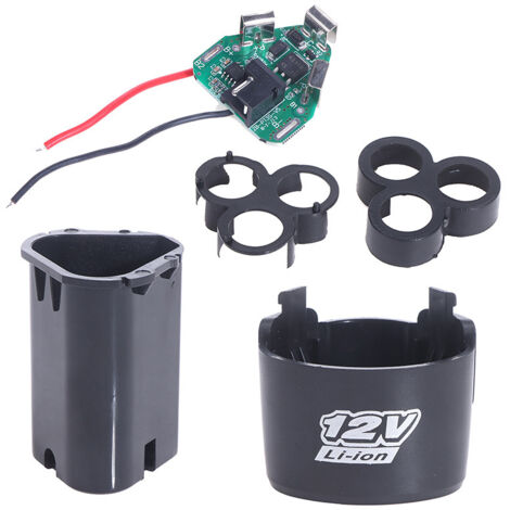 Boîtier en plastique pour carte de protection de batterie, matériau du boîtier pour batterie lithium 12 V, kit de boîtier pour batterie lithium 18650, accessoires pour bloc-batterie