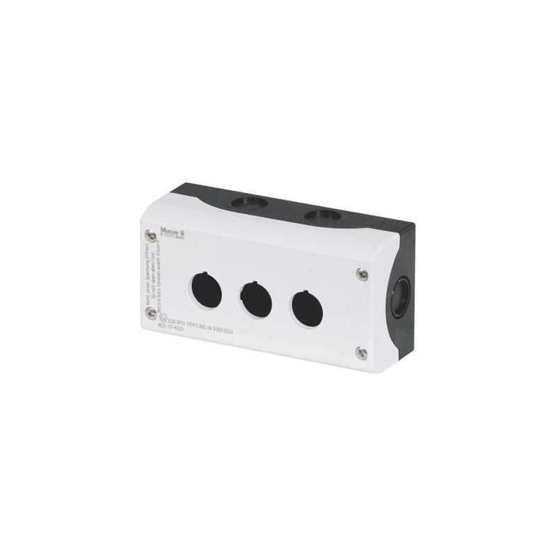 Boîtier pour montage en saillie 1 perçage (pour arrêt d'urgence) jaune Eaton M22-IY1 216536