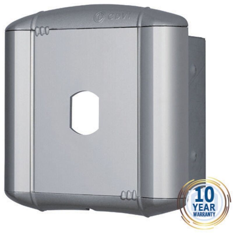 boîtier alu encastré - pour t25 ou tête vigik - 25 mm - cdvi becan