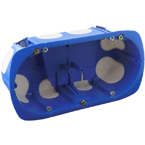 boitier encastrement - multimat no air - 2 postes - profondeur 50 mm - blm distribution 682715