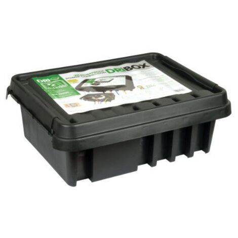 Boîtier étanche 330x230x140mm – Indice de protection IP65 – Pour chantiers humides et espaces confinés – Boîte de dérivation DRI BOX