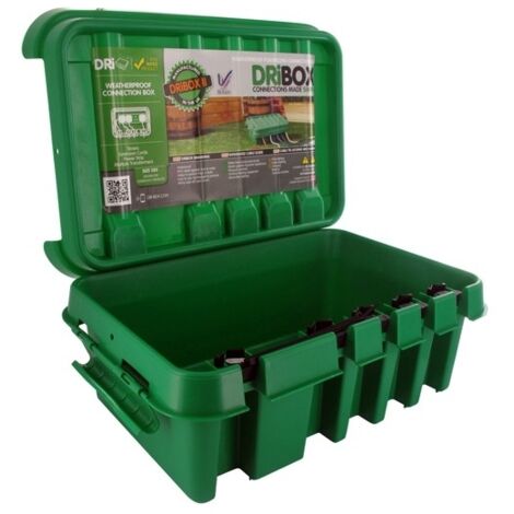 Boîtier étanche DRIBOX IP55 – Dimensions 285 x 150 x 110 mm – Pour connexions électriques extérieures – Protection contre intempéries – Heitronic