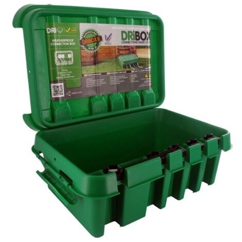 Boitier étanche pour connexions électriques extérieur IP55 – Dimensions 330x230x140 mm – Protection contre intempéries – Usage professionnel – Dri Box