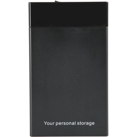 Boîtier externe USB 3.0 pour disques durs/SSD SATA 2,5/3,5 pouces - Adaptateur secteur 12 V, adaptateur secteur standard américain, prend en charge une capacité jusqu'à 10 To, protocole UASP, vitesse 