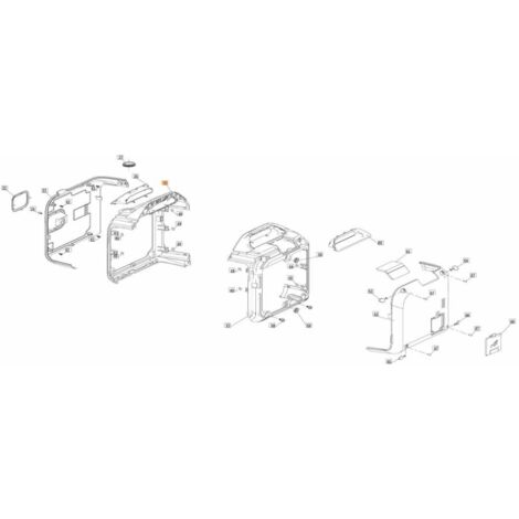 BOÎTIER (GAUCHE) ORIGINAL EMAK L66152581