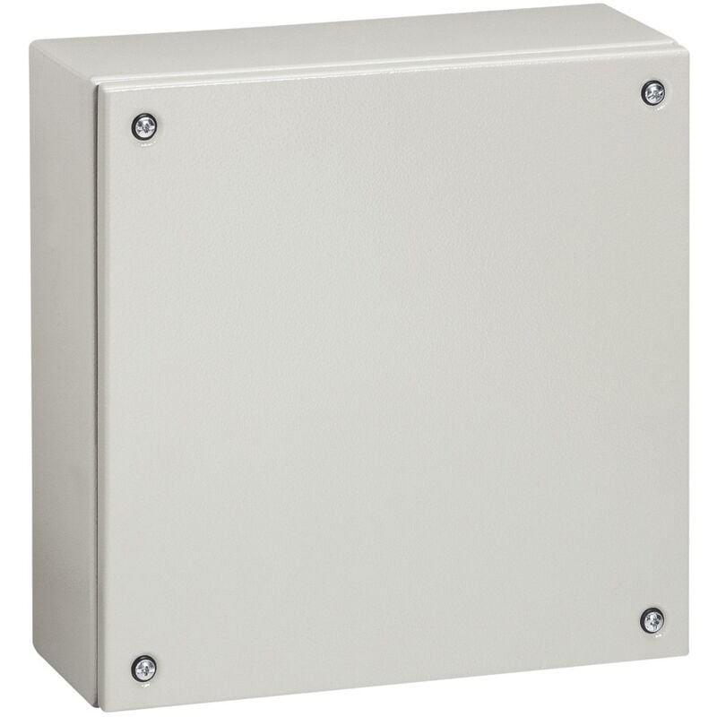 Legrand - Boîtier industriel Atlantic métal carré IP66 IK10 200x200x120mm RAL7035 035604
