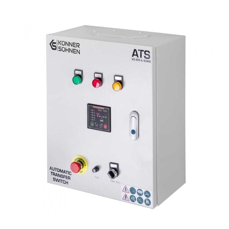 Commutateur de transfert automatique pour groupe électrogènes à essence - Könner Söhnen KS ATS 4/25