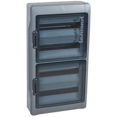 Boîtier modulaire étanche Plexo³ IP 65 ik 09 4 rangées de 18 modules LEGRAND 601838
