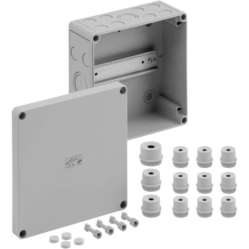 Spelsberg - Boîtier pour bloc de jonction rk 4/18-L 61691201 gris 182 x 180 x 90 Polystyrène expansé (eps) 1 pc(s)