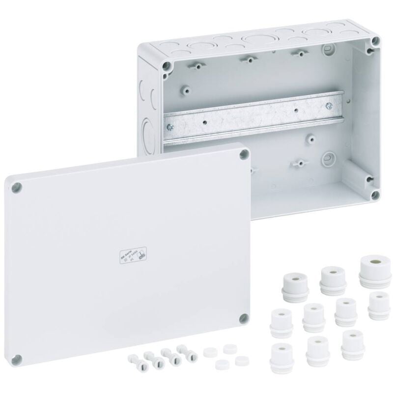 Boîtier pour bloc de jonction Spelsberg rk 4/34-L 62591701 gris 254 x 180 x 90 Polystyrène expansé (eps) 1 pc(s)