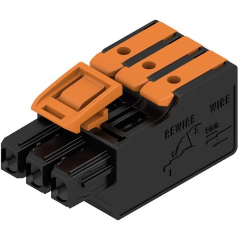 Boîtier pour connecteur CI Femelle, 3 contacts 1 rang , pas 5mm ( Prix pour Paquet de 6 )