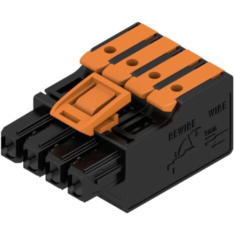 Boîtier pour connecteur CI Femelle, 4 contacts 1 rang , pas 5mm ( Prix pour Paquet de 6 )