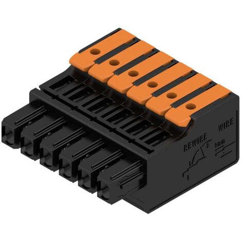 Boîtier pour connecteur CI Femelle, 6 contacts 1 rang , pas 5mm ( Prix pour Paquet de 6 )