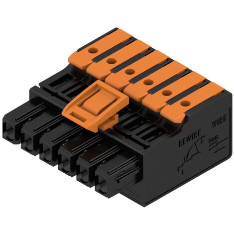 Boîtier pour connecteur CI Femelle, 6 contacts 1 rang , pas 5mm ( Prix pour Paquet de 6 )