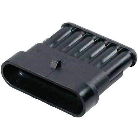Boîtier pour contacts mâles série AMP-Superseal 1.5mm TE Connectivity 282108-1 Nbr total de pôles 6 Pas: 6 mm 1 pc(s) D14096