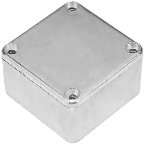 Boîtier pour pédale d'effet guitare 1590LB, en aluminium moulé sous pression.