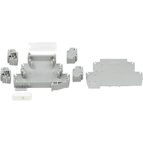 Boîtier pour rail WAGO 789-905 Polyamide 6.6 gris 90 x 17.5 x 55 1 set S27957