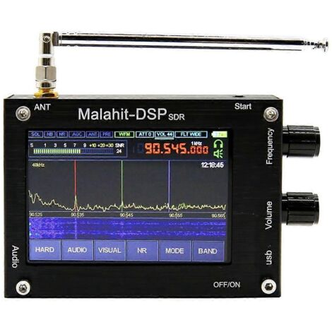 Boîtier pour récepteur radio Malachite SDR 1.10d 50 kHz-2,0 GHz et firmware