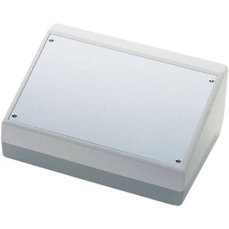 Boîtier pupitre OKW AS054468 ABS, aluminium aluminium (anodisé) (l x H x P) 228 x 76 x 216 mm 1 pc(s)