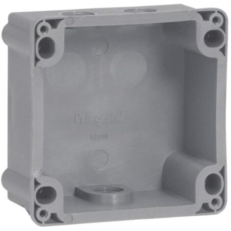 Boîtier réversible Hypra IP44/55 pour Prisinter fixe 3P+N+T 16A plastique LEGRAND 052249