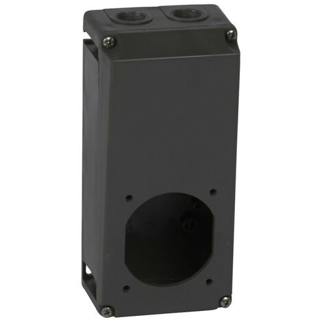 Boîtier réversible passage Hypra pour prise 3P+T et 3P+N+T IP44 et IP66-67 55 16A plastique (052289)