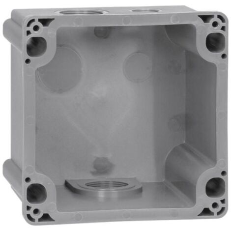 Boîtier réversible simple Hypra IP44-55 pour Prisinter 63A plastique (053749)