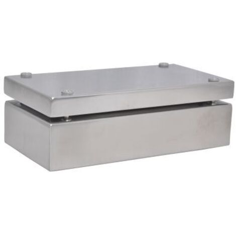 Boîtier RS PRO en Acier inoxydable 304 Acier dim. ext. 200 x 100 x 61mm, IK10, IP66 ( Prix pour 1 )