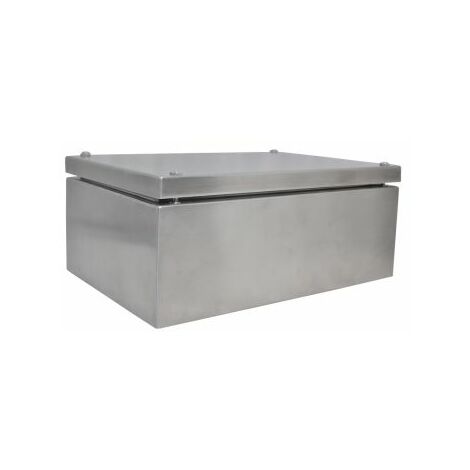 Boîtier RS PRO en Acier inoxydable 304 Acier dim. ext. 300 x 200 x 121mm, IK10, IP66 ( Prix pour 1 )