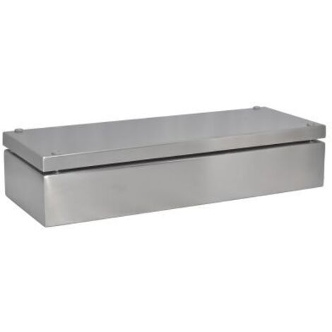 Boîtier RS PRO en Acier inoxydable 304 Acier dim. ext. 400 x 150 x 81mm, IK10, IP66 ( Prix pour 1 )
