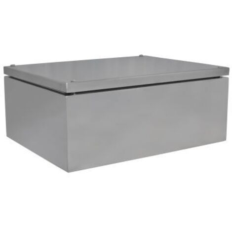 Boîtier RS PRO en Acier inoxydable 304 Acier dim. ext. 400 x 300 x 161mm, IK10, IP66 ( Prix pour 1 )