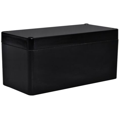 Boîtier RS PRO en Fibre de verre renforcé en polyester, 190 x 75 x 75mm, Noir IP66, IP67, IP68 ( Prix pour 1 )