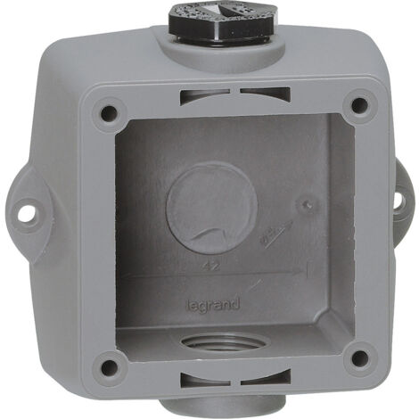 Boîtier saillie Hypra 2 entrées pour presse étoupe M20 LEGRAND 053910