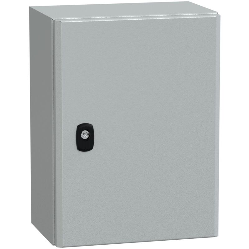 Schneider Electric - Nsys3d4320p Coffret Métallique étanche Ip66 - 400x300x200 - Plaque Fournie - Spacial S3d