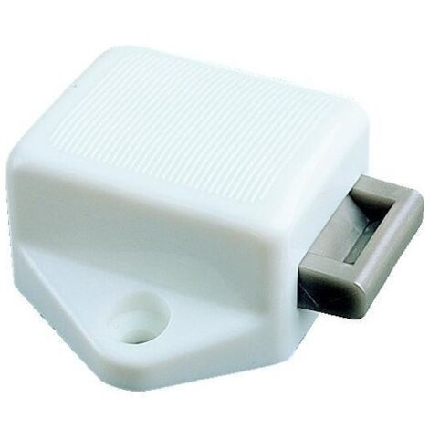 Boitier seul blanc de serrure à poussoir  petit modèle