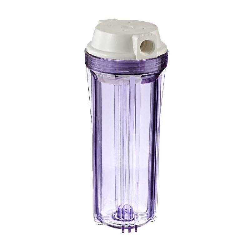 Coocheer - Boîtier transparent avec couvercle plat blanc, adapté aux systèmes d'osmose inverse et de filtration,