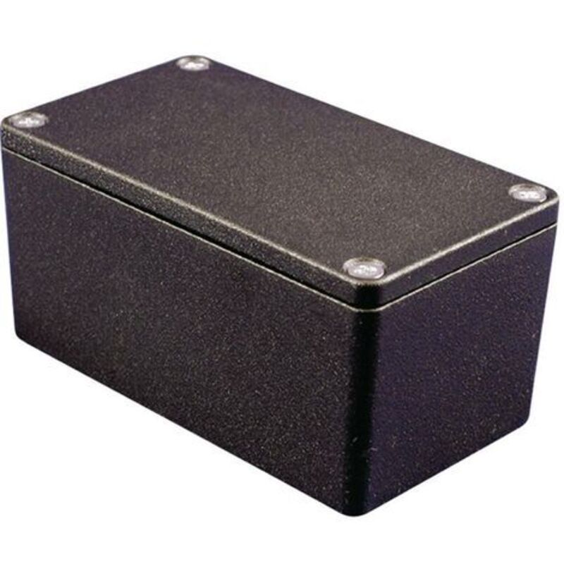 Boîtier universel Hammond Electronics 1550Z108BK aluminium noir 125 x 80 x 58 1 pc(s) S22387