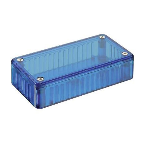 BOÎTIER UNIVERSEL HAMMOND ELECTRONICS 1591 DTBU POLYCARBONATE BLEU 150 X 80 X 50 1 PC(S)