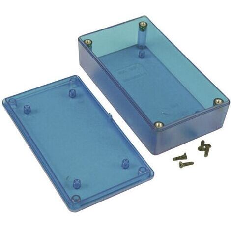 Boîtier universel Hammond Electronics 1591XXBTBU ABS bleu (transparent) 113 x 63 x 31 1 pc(s) S29241