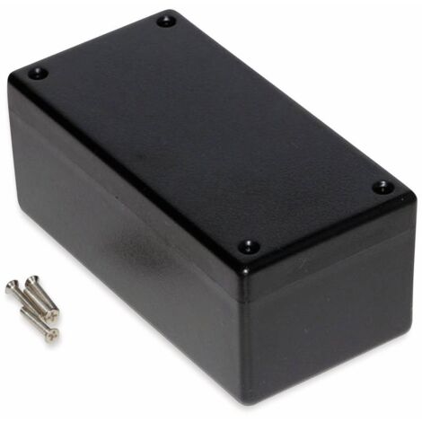 BOÎTIER UNIVERSEL HAMMOND ELECTRONICS 1594DBK ABS NOIR 131 X 66 X 55 1 PC(S)