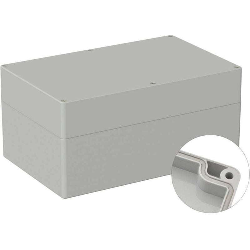 Tru Components - TC-9065552 Boîtier d'extérieur 250 x 160 x 119 Polycarbonate gris clair (ral 7035) 1 pc(s)