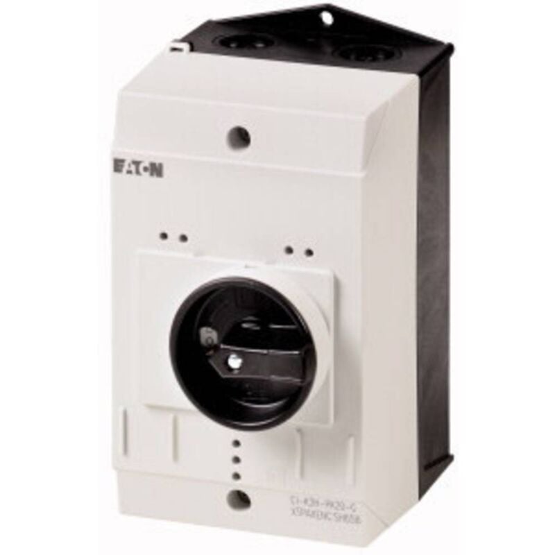 Boîtier vide Eaton CI-K2-PKZ0-NA-G 262680 avec interrupteur rotatif (l x l x h) 130 x 100 x 160 mm noir, gris 1 pc(s) - gris, noir