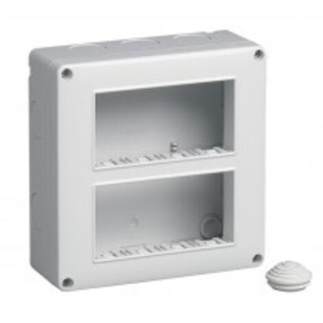 Boîtier Vimar Plana Eikon Arke mural IP40 8 modules 4+4 14812