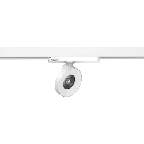 BOKEN Projecteur sur rail 3 allumages rond orientable et basculant CCT 3/4000K ARIC 51801