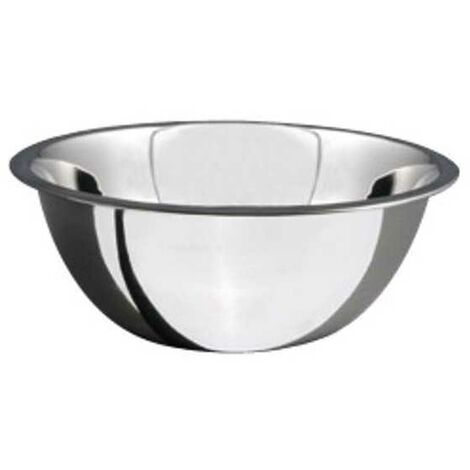 Bol à acier 18/C rond plat 24 cm Salvi