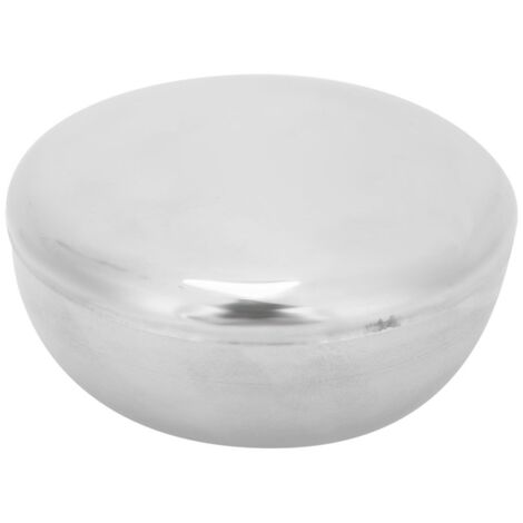 Bol à Barbe Homme en Acier Inoxydable - Mousse à Raser pour Soin de la Barbe - Tasse et Récipient