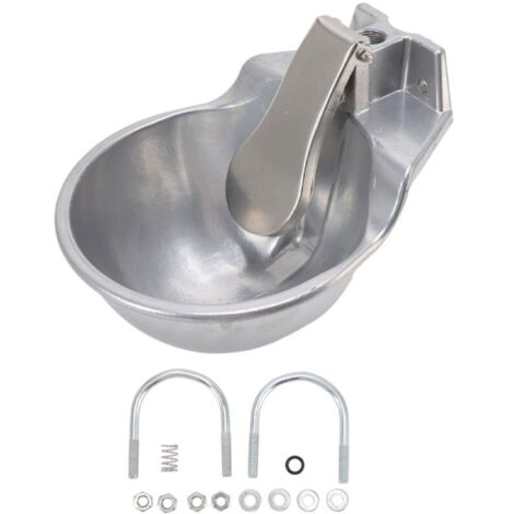 Bol à boire automatique pour bétail, en alliage d'aluminium, évier robuste et épais pour chat, mouton, chien, bétail