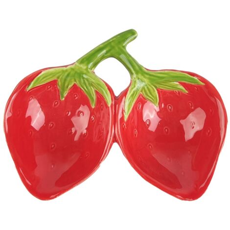 Bol à fraises en porcelaine, idéal pour les desserts, les salades et la décoration, design bohème, durable et élégant.