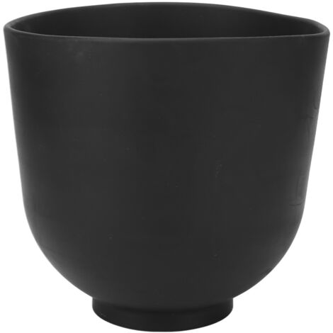 Bol à mélanger facial en silicone pour masques DIY, noir, outil cosmétique professionnel